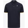 K-Way Vincent Pique Blue Depth Polo Pique M/M Uomo