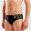 Arena M Kikko Swim Briefs Black/Yellow Star Slip Uomo