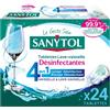 Sanytol -Pastiglie Lavastoviglie 4 in 1 Disinfettanti - 24 compresse - Lavaggio, Disinfezione, Risciacquo, Deodorante - Battericida, Virucide, Levuricide