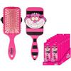 CERDÁ LIFE'S LITTLE MOMENTS - Spazzola per capelli Disney - Colore rosa - Spazzola districante - Design con stampa dello Stregatto - Prodotto originale