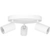 Eglo connect z Smart-Home plafoniera LED Telimbela-Z, luce a soffitto con 3 | faretti, ZigBee, app e controllo vocale Alexa, bianco caldo-bianco freddo, RGB, dimmerabile, plafoniera bianca