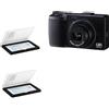 JJC 2Pack Cover in vetro temperato da 0,3 mm compatibile con Ricoh GRIV, GR4, GR IV HDF, monocromatico, protezione schermo 9H, anti-polvere, anti-graffio, anti-impronte (facile da installare)