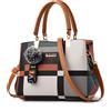 👜 Borsa Elegante Donna PU - Tracolla, Tote, Moda Hairball, Plaid