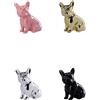 Ad Trend Decorazione Cane in Ceramica Ass. 18 x 9,5 Cm H 20 Cm Multicolor 1 Pz