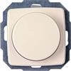 Kopp Rivo 843217081 - Interruttore a pressione, combinato, dimmer LED, per lampadine a incandescenza, 230 V, lampade alogene, taglio di fase, colore: Bianco puro