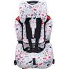 JYOKO KIDS Rivestimento per seggiolino auto in cotone compatibile con Recaro Young Sport Hero (Dino Party)