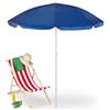 Ombrellone, Ø 160 Cm, Pieghevole, Regolabile in Altezza, Protezione UV, Borsa Da