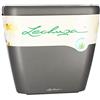 LECHUZA QUADRO Premium LS 35 antracite metallizzato 16163