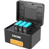 ZGCINE Custodia per la ricarica della batteria GoPro + 3 batterie 901