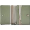 Mala Leather Kora Collection Piccolo Portafoglio in Pelle RFID 3700_45, Verde, Taglia unica, moderno