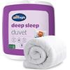 Silentnight Deep Sleep, Piumino, Bianco, Microfibra, White, King