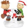 Department 56 Peanuts Village Accessories - Statuina di Charlie Linus e Snoopy a Trio of Besties, 6,3 cm, multicolore