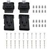 YINETTECH 2 Set Di Connettori A 5 Pin Sensore Del Misuratore Di Portata aria Di Massa Compatibile Con VW Compatibile Con Audi