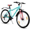 HH HILAND HILAND Mountain Bike Donna 27,5", Telaio in Alluminio, MTB 18 Velocità per Donna e Ragazza, Freni a Disco Doppi, Forcella Ammortizzata, Viola