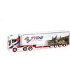 Herpa camion in miniatura Scania CS 20 HD (6x2) semirimorchio a volume TiDe Spedition, miniatura in scala 1:87, pezzo da collezione, Made in Germany, plastica
