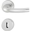 HOPPE Tokyo 2951766 - Maniglia con rosette BB (colorata), argento anodizzato