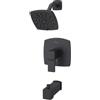 PFISTER LG89-8DAB Deckard-Rivestimento per Vasca e Doccia, Nero Opaco