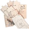 Mikito Loved beyond measure - Metro in legno per bambini per mantenere la loro crescita, con fissaggio a parete