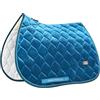 Harrison Howard Sottosella per uso generico, per equitazione, allenamento, inglese, morbida imbottitura per cavallo, colore: blu