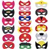 Lahviuu Gadget Carnevale Bambini,20pcs Decorazioni Carnevale Costume Bambino Regalini Fine Festa Compleanno Mantello Supereroi Costume Carnevale Accessori,per Halloween Dress Up Party Supplies
