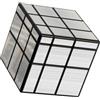 Logica Giochi - Cubo Magico 3x3 Cubo Specchio - Puzzle logico - Cubo modificato - Speedcubing - Versione argento - Giochi intelligenza