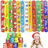 ZADEICK Bracciali Bambini 24/25/30/36 Pezzi Braccialetti Slap Gadget Compleanno a Scatto Regalini Fine Regalo Per Feste Dinosauri/Unicorno/Sirene/Natale/Nave Pirata
