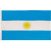 Aricona Bandiera Argentina 90x150cm - resistente alle intemperie con occhielli in ottone - 100% poliestere - cuciture doppie robuste e colori vivaci - ideale per gli amanti delle bandiere