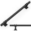Amerdeco 10 pezzi Maniglie per Mobili da Cucina Distanza fori 192mm Nero Maniglie cucina armadietti in acciaio Lega di zincoper mobili da cucina per mobili UK0003