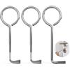 MULTIPICK Set professionale Dietrich - [3 pezzi Made in Germany] chiavi colorate universali - apre quasi tutte le porte - Set di chiavi da barba - Utensili di apertura Ditrichsett - Chiave universale