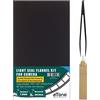 eTone Autoadesivo Flannel 100 x 200 x 2 mm Camera Panorama Film Back Graflock Back Repair Mirror Damper Light Seal Light Proof Kit (LRTJ)