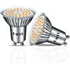 EACLL Lampadina LED GU10 Bianco Caldo 10 W Sostituisce Alogena 125 W Set di 2, 945 Lumen 2700 K Non dimmerabile, Proiettore senza Scintillio, Ampio Fascio 120 ° Spot, AC 230 V Lampada a Riflettore