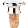 Edzard Tappo per Bottiglia nel Design Classico per Champagne, Vino e Prosecco, Argento pregiato Placcato e antiossidante, Altezza 6 cm