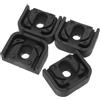 Amosfun Cuscinetti Antivibranti in Gomma Per Condizionatore D'Aria Supporto | Antiurto Per Ac Base Antiscivolo Per Staffe Di Montaggio Riduce Vibrazioni E Rumore 4 Pezzi 2.00X1.54X0.67 in