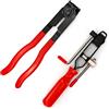 UTSAUTO CV Boot Clamp Pinze CV Joint Ear Clamp Banding Tool Set per Veicoli ATV UTV Boot Morsetti