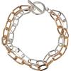 Urban Classics Bracciale unisex bicolore Layering Bracelet, colore oro/argento, taglia L/XL