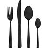 Tognana Element, Servizio 24 posate, acciaio inox 18/0, nero