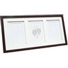 Deknudt Frames S65KQ3-10.0X15.0 - Cornice portafoto in Legno per 3 Foto, con Doppio passepartout, Colore: Marrone 48,5 x 24,5 x 2,3 cm