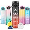 Borraccia Isostar Sport 500-650 ml + 2x1000 ml - Senza BPA - Borraccia per Corsa