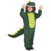 amscan 9902082 - Costume da dinosauro con cerniera per bambini, 3-4 anni