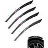 Xibao 4PCS Protezione Paraurti per Auto,Strisce di Protezione per Passaruota,Anti-collisione Striscia Anticollisione Passaruota Auto,Adatto alla Maggior parte di SUV,Berline,Autos,Camper e Camion