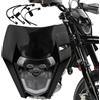 CeyKvo Fanale principale per moto LED per KTM EXC250 SX250 SXF250 EXC450 SX350 SXF450 EXC525 640LC4 125cc Enduro Supermoto Offroad Dirt Bike (nero)