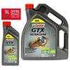 Castrol Olio motore GTX 10W40-5 litri + 1 litro