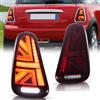 VLAND Fari posteriori per Mini Cooper/One MK1 R50 R52 R53 2001-2006 luci posteriori con E-mark, con segnale di svolta sequenziale, un paio (0507A Rosso)