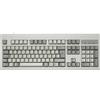 Perixx PERIBOARD-106, tastiera cablata USB per Windows, tasti ergonomici curvi, dimensioni standard, AZERTY (beige e bianco)