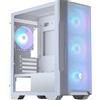 MSI MAG FORGE M100R WHITE Case PC - Capacità Micro-ATX, Supporto GPU fino a 300 mm, Ventole ARGB, Filtri antipolvere magnetici, Vetro temperato, Scheda di controllo ARGB 1-a-6, USB 3.2 Gen 1 Tipo-A