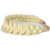 TOECWEGR Extension per capelli a treccia classica Chunky Wide Plaited Wedding Fluffy Braids Wig Women Girl Beauty Accessory B tipo 2