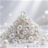 WGIJXA 1610 Pezzi di Perle Finte Bianche Non Forate per Riempire Vasi, Diamanti Finti Scintillanti, Perline di Perle Rotonde Decorare La Tavola, Centrotavola Candele, Decorazioni Matrimoni, Fai da Te
