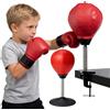 PRITOK Tavolo punchingball: sacco da boxe da desktop con ventosa super forte e morsetto da tavolo, sacco da boxe in piedi per tavolo da ufficio e banconi, per bambini e adulti