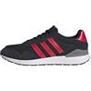 adidas Uomo Run 60S 4.0 Shoes, Core Black Pure Ruby Grey Three, 39 1/3 EU