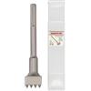 WERHE Scalpello Bocciarda SDS Max, 16 Denti, 240 mm, Quadrato 18 mm
